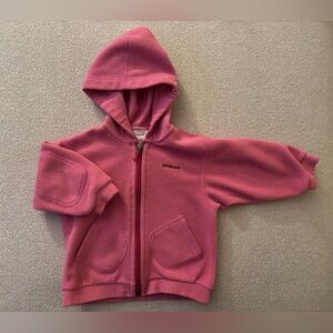 Patagonia Baby 18M Synchilla Fleece Jacket in Pink